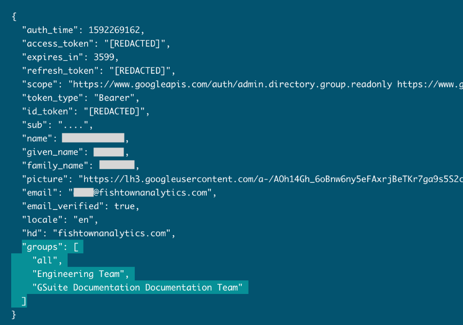 GSuite verify groups